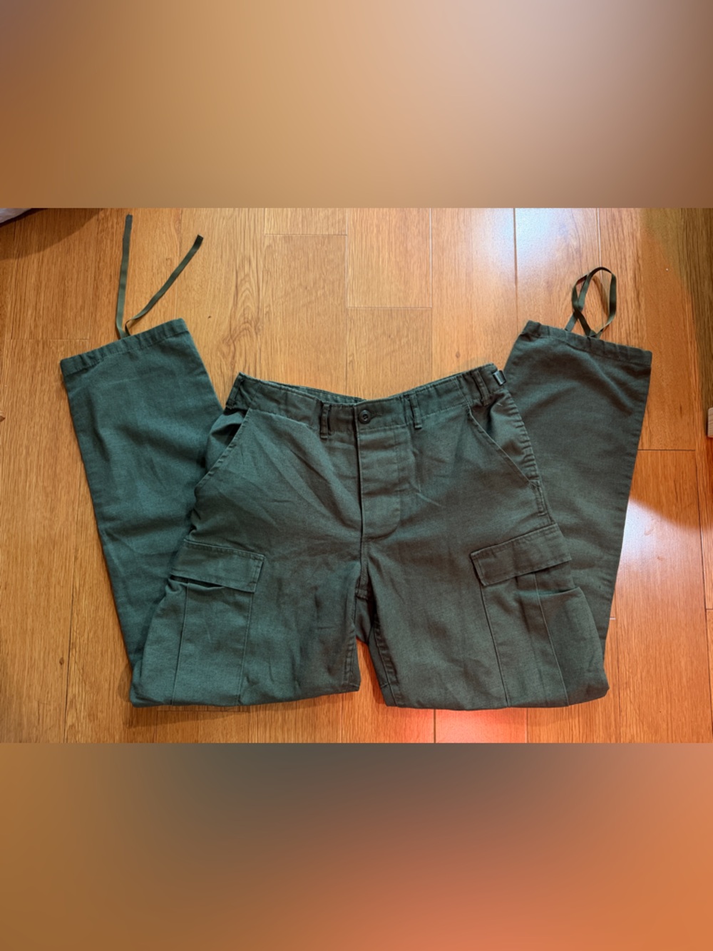 Men's Olive Green Cargo Pants